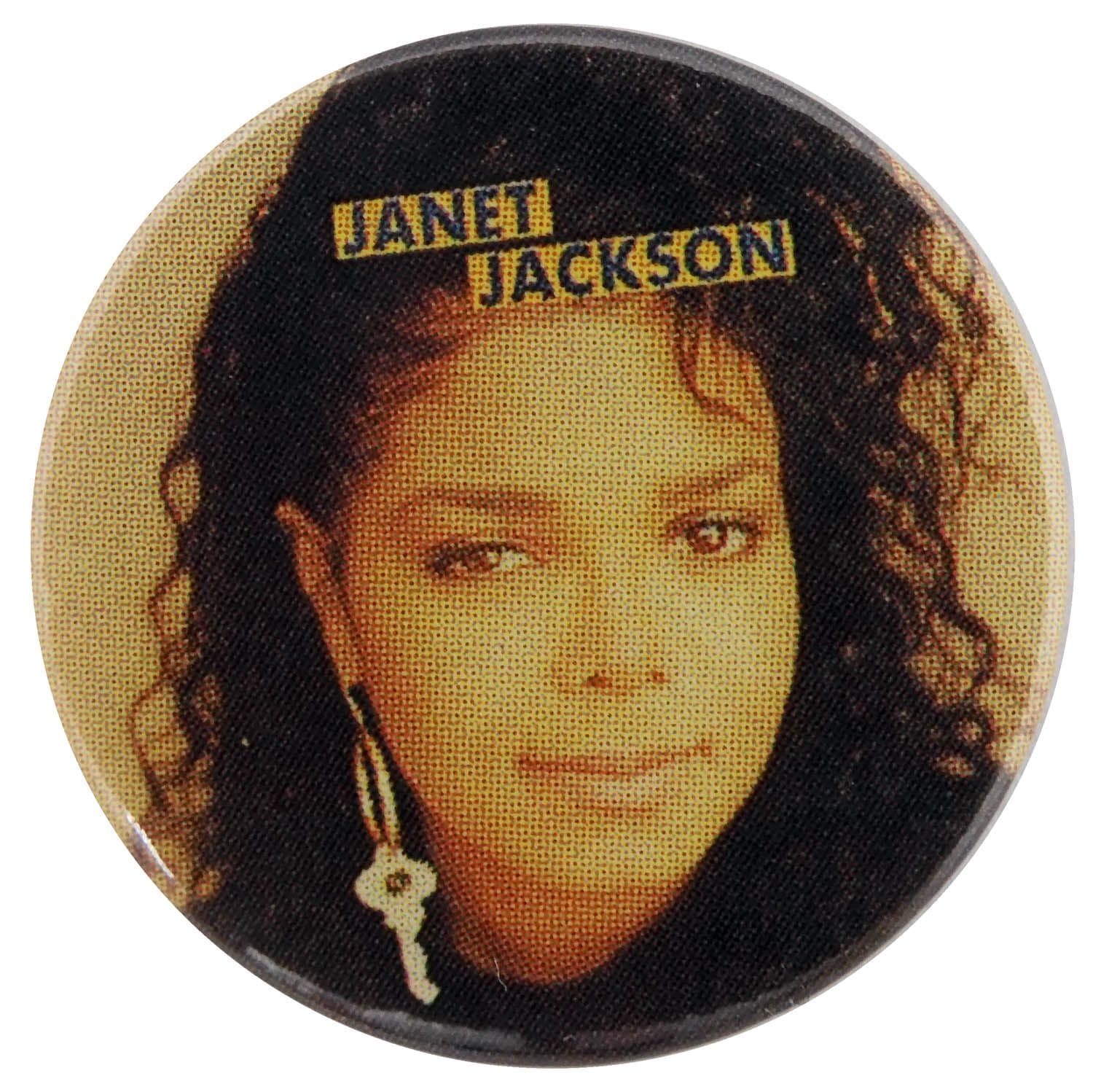 Janet Jackson - 'Earring' Button Badge