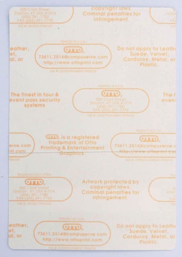 Janet Jackson - 'The Velvet Rope World Tour 1988 - All Access' Backstage Pass