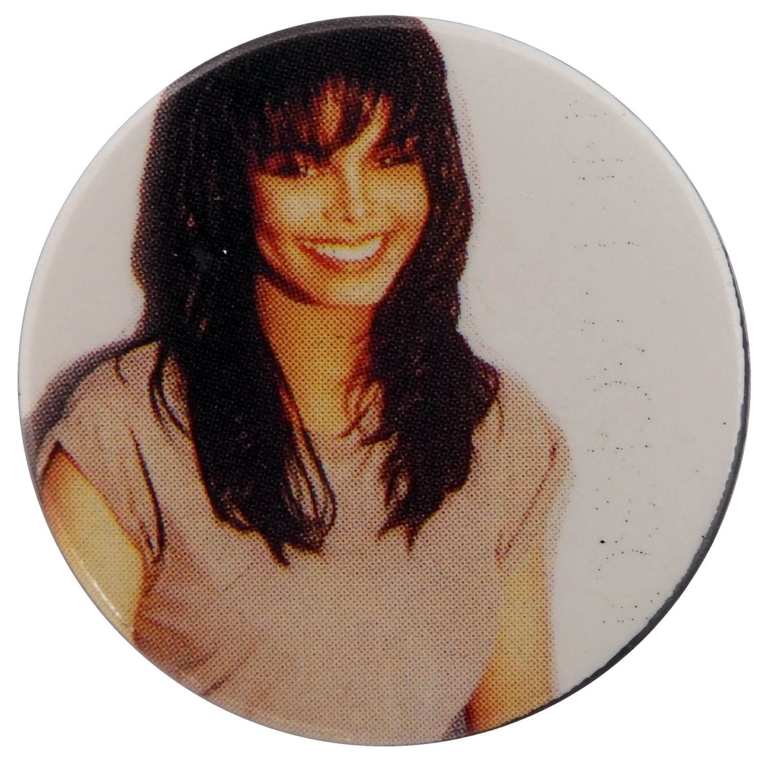 Janet Jackson - 'White Background' Button Badge