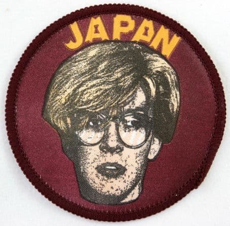 Japan - 'David Sylvian' Round Printed Patch