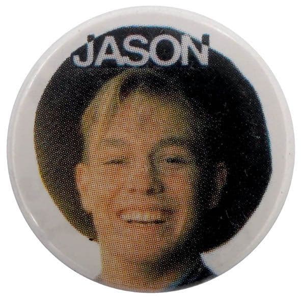 Jason Donovan - 'Black Hat' Button Badge