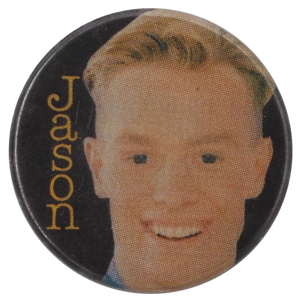 Jason Donovan - 'Head' Button Badge