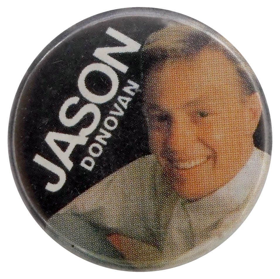 Jason Donovan - 'White Shirt' Button Badge
