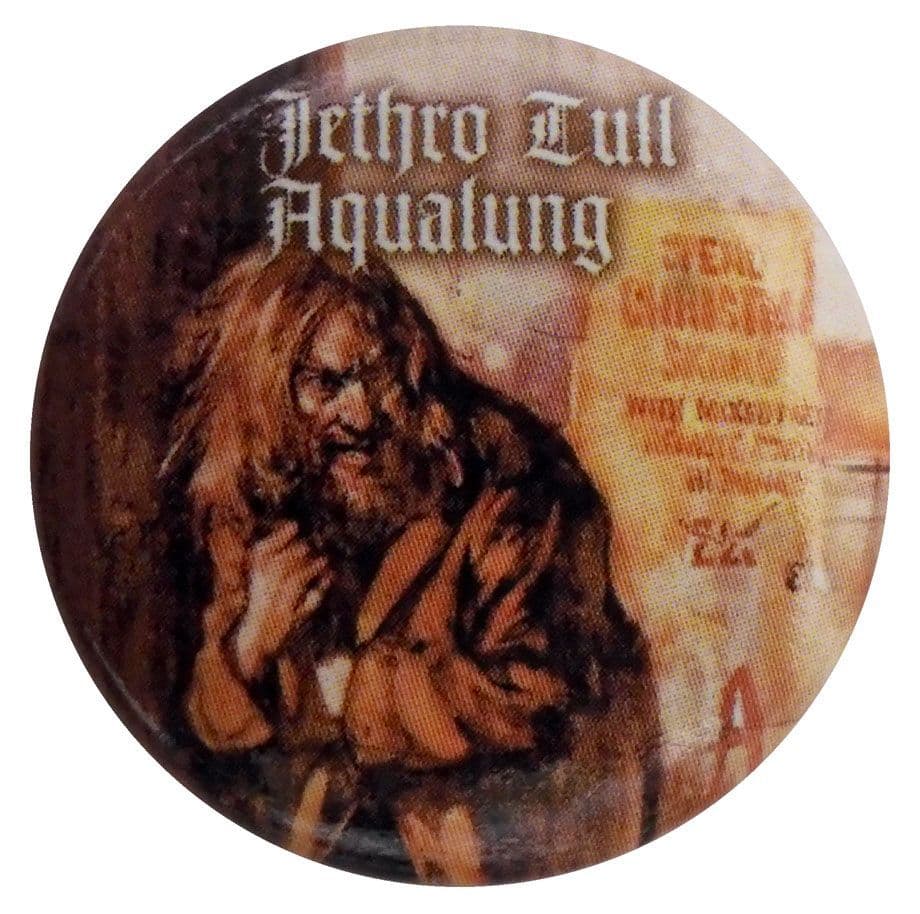 Jethro Tull - 'Aqualung' Button Badge