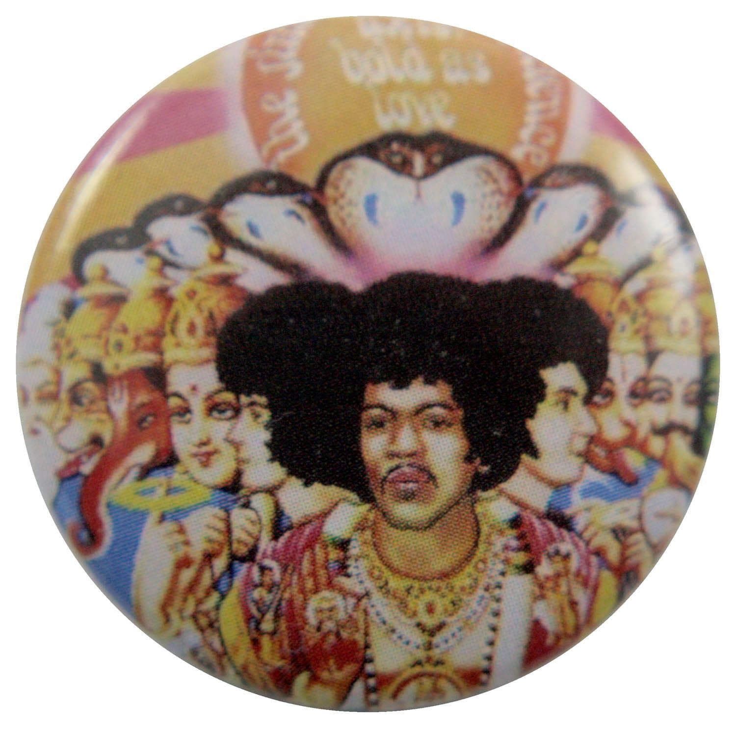 Jimi Hendrix Experience - 'Axis: Bold as Love' Button Badge