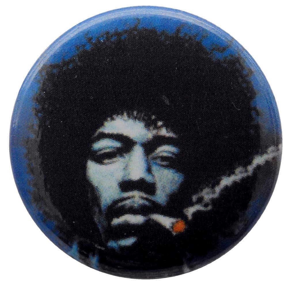 Jimi Hendrix - 'Jimi Blue' Button Badge
