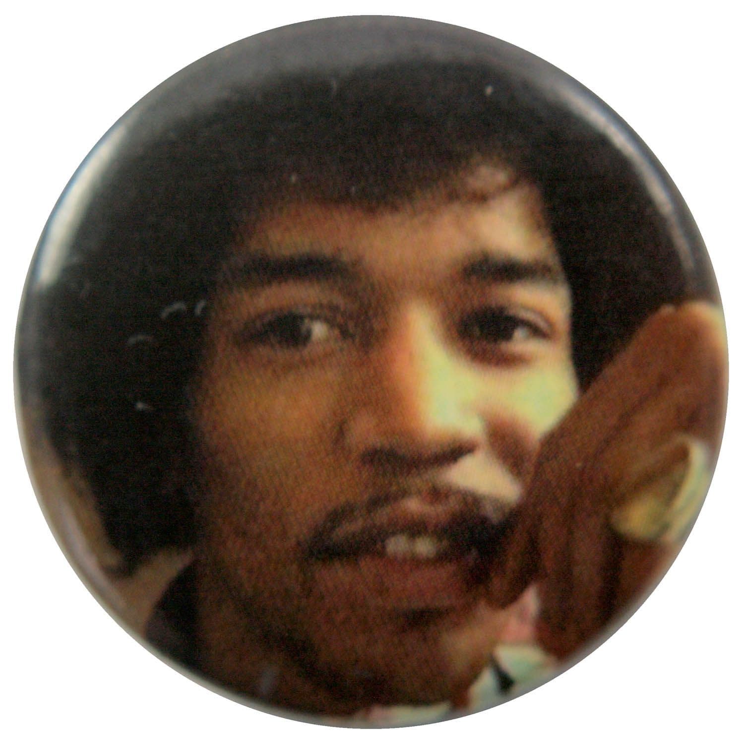 Jimi Hendrix - 'Jimi Hand' Button Badge