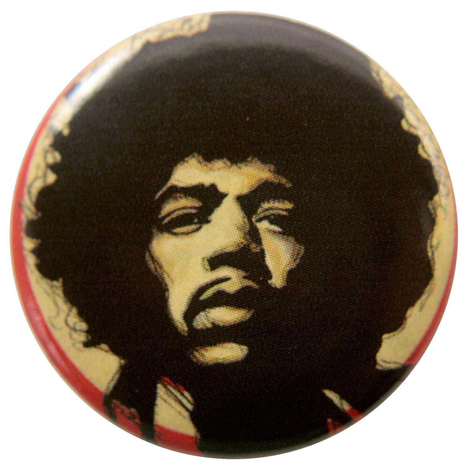 Jimi Hendrix - 'Jimi Pose' Button Badge