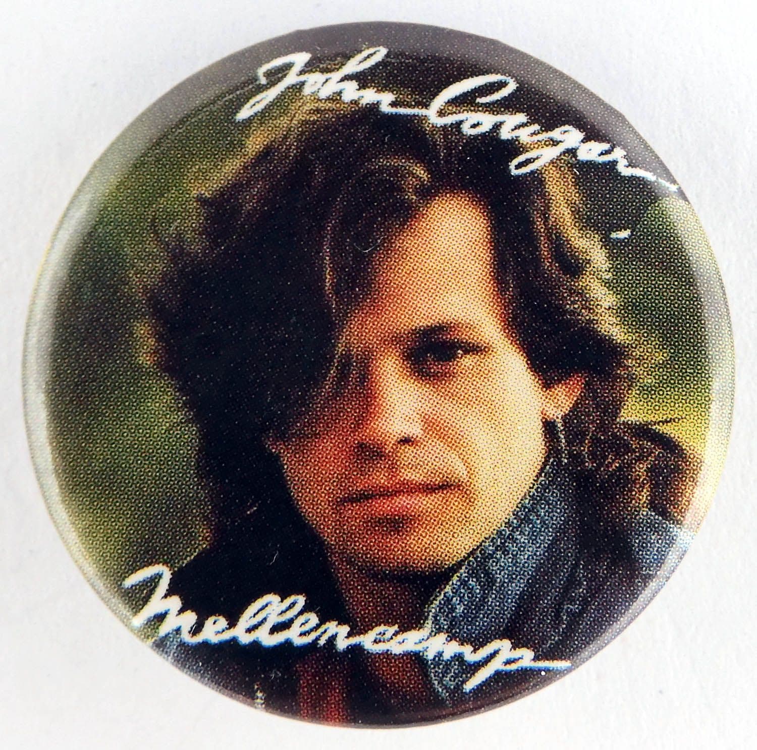 John Cougar Mellancamp - Vintage Large Button Badge