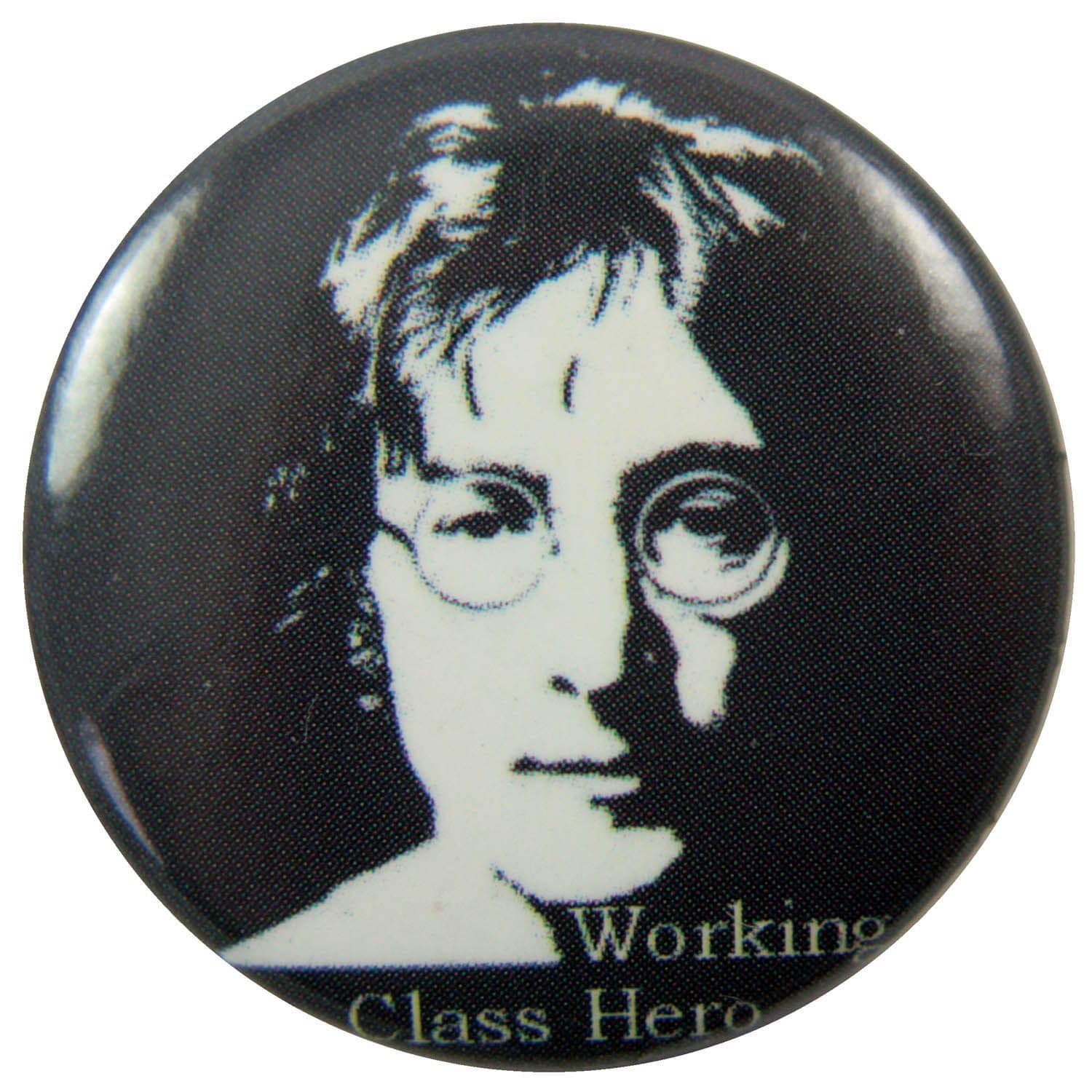 John Lennon - 'Working Class Hero' Button Badge