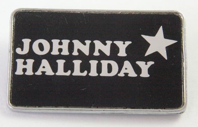 Johnny Halliday - 'Name' Lapel Badge
