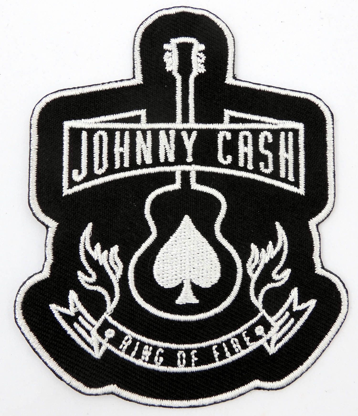 Johnny Cash  - 'Ring of Fire' Embroidered Patch