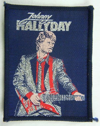 Johnny Hallyday - 'Guitar' Woven Patch