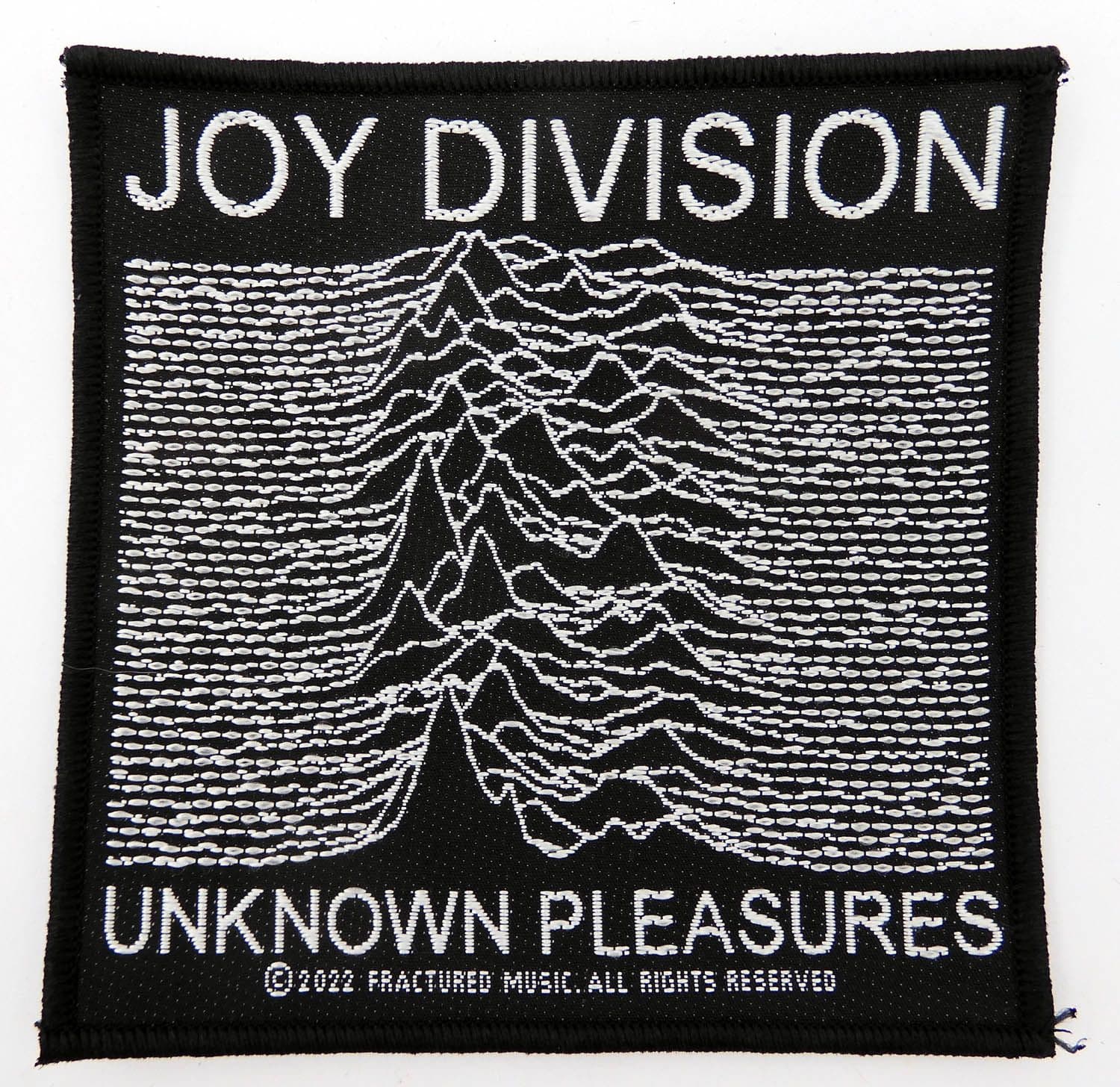 Joy Division - 'Unknown Pleasures'  Woven Patch