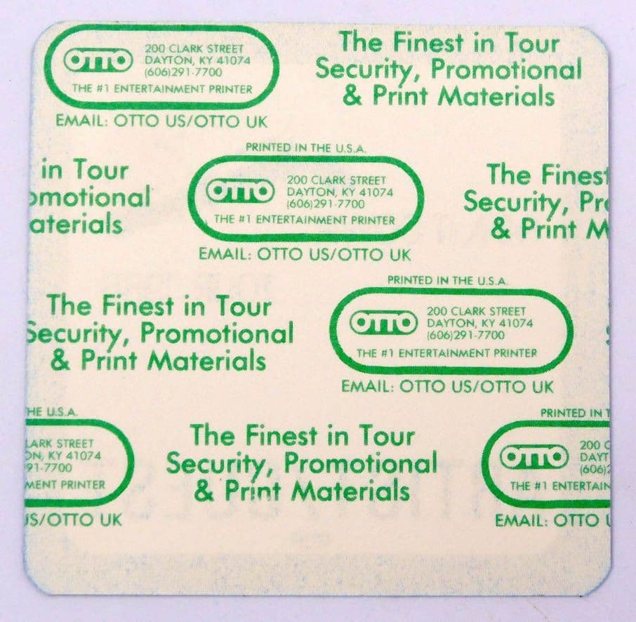 Judas Priest - 'Ram it Down Tour 1988 Artist/Guest' Blue OTTO Backstage Pass