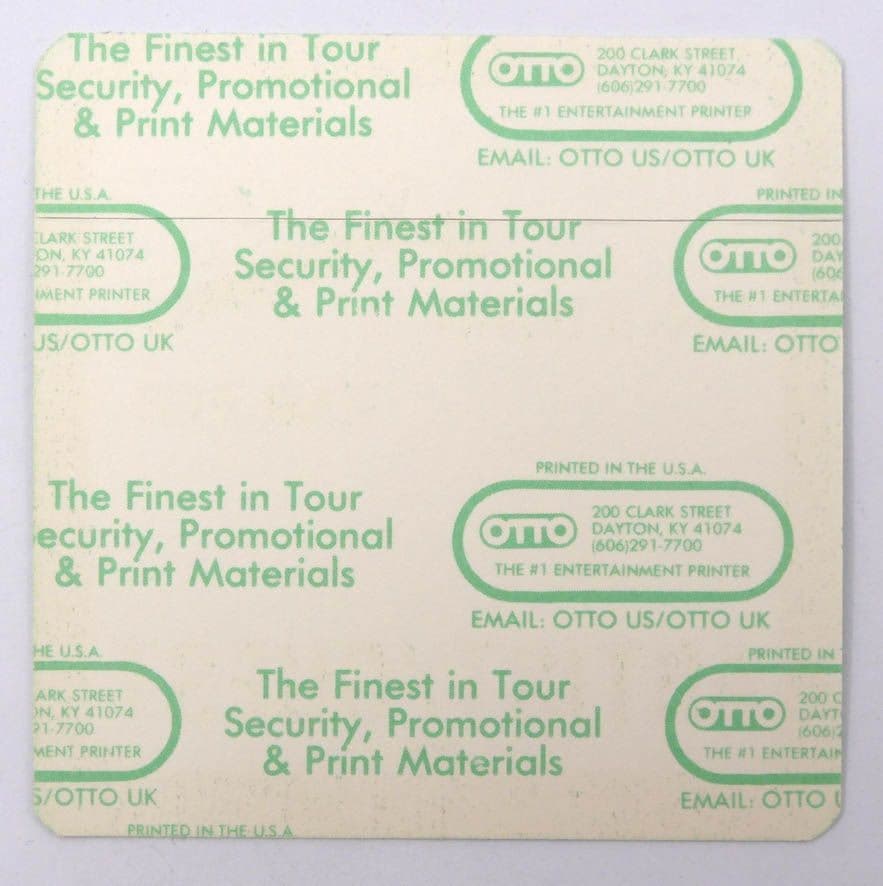 Judas Priest - 'Ram it Down Tour 1988 Artist/Guest' Green OTTO Backstage Pass