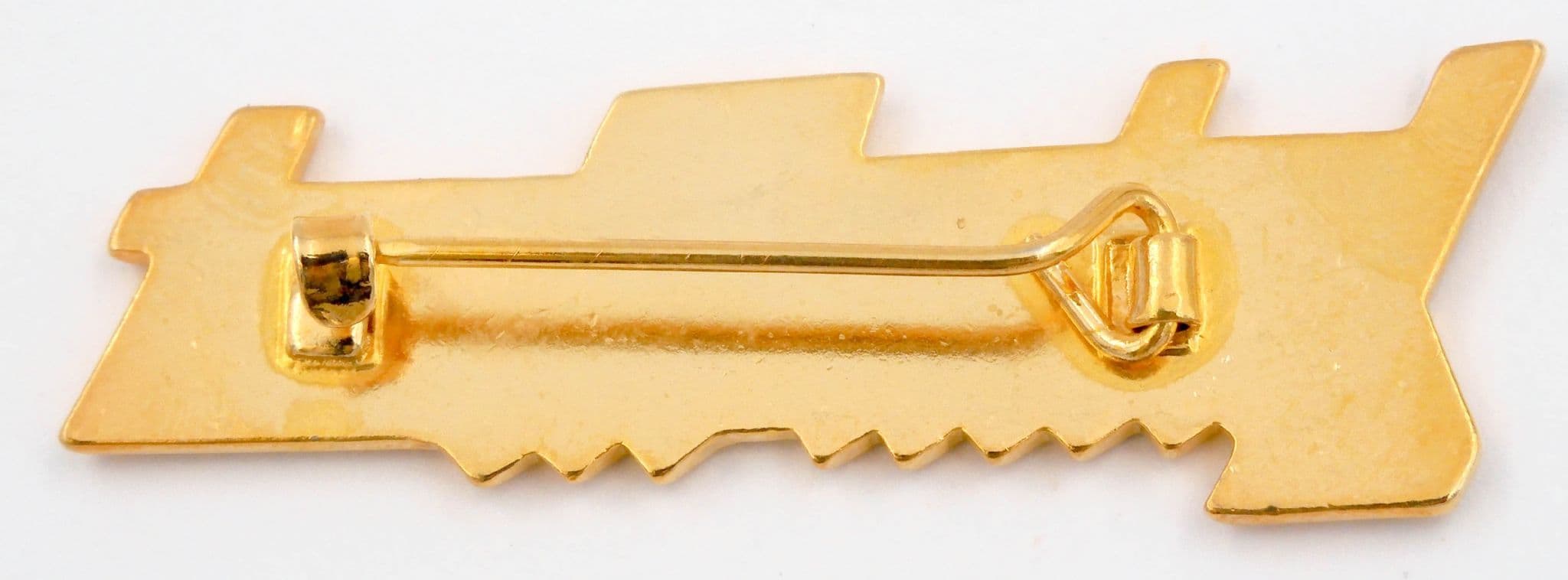 Judas Priest - 'Yellow Logo' Enamel Badge