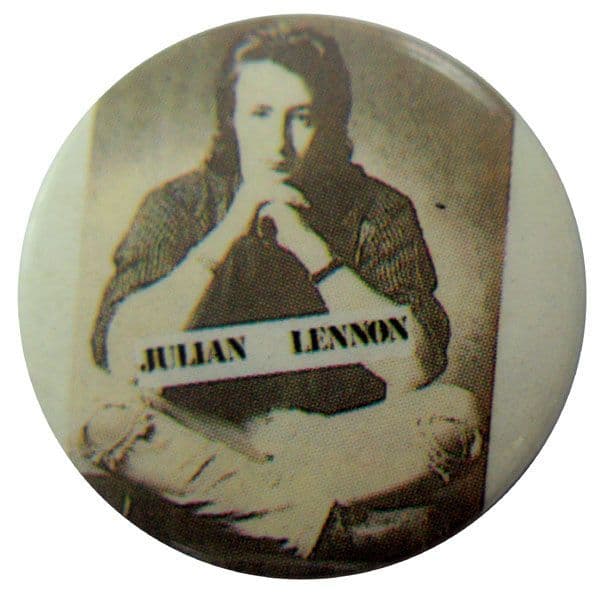Julian Lennon - 'Julian Sitting' Button Badge