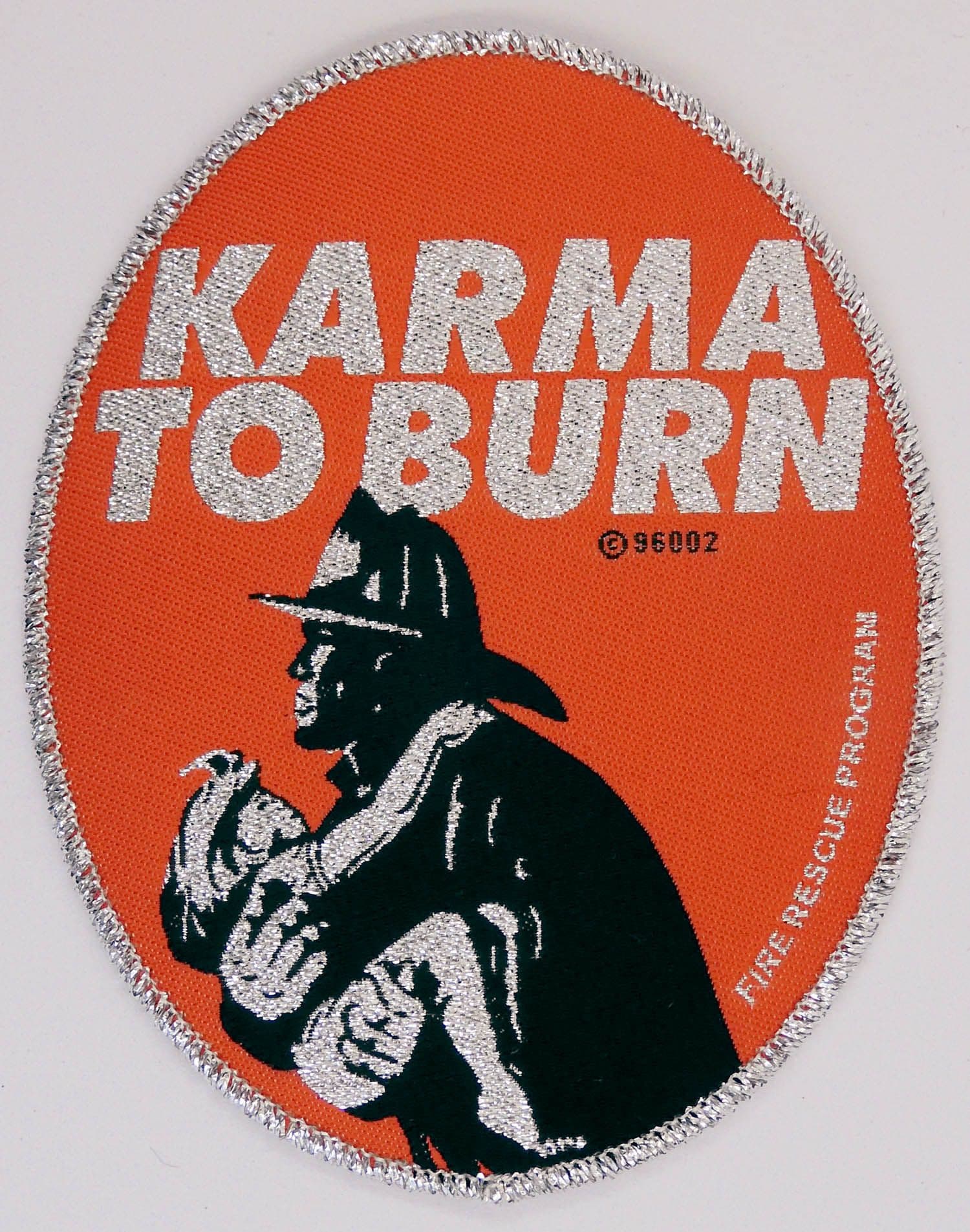Karma to Burn - 'Fire Rescue Program' Woven Patch * K2B *