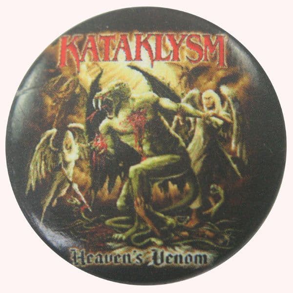 Kataklysm 'Heaven's Venom' Button Badge