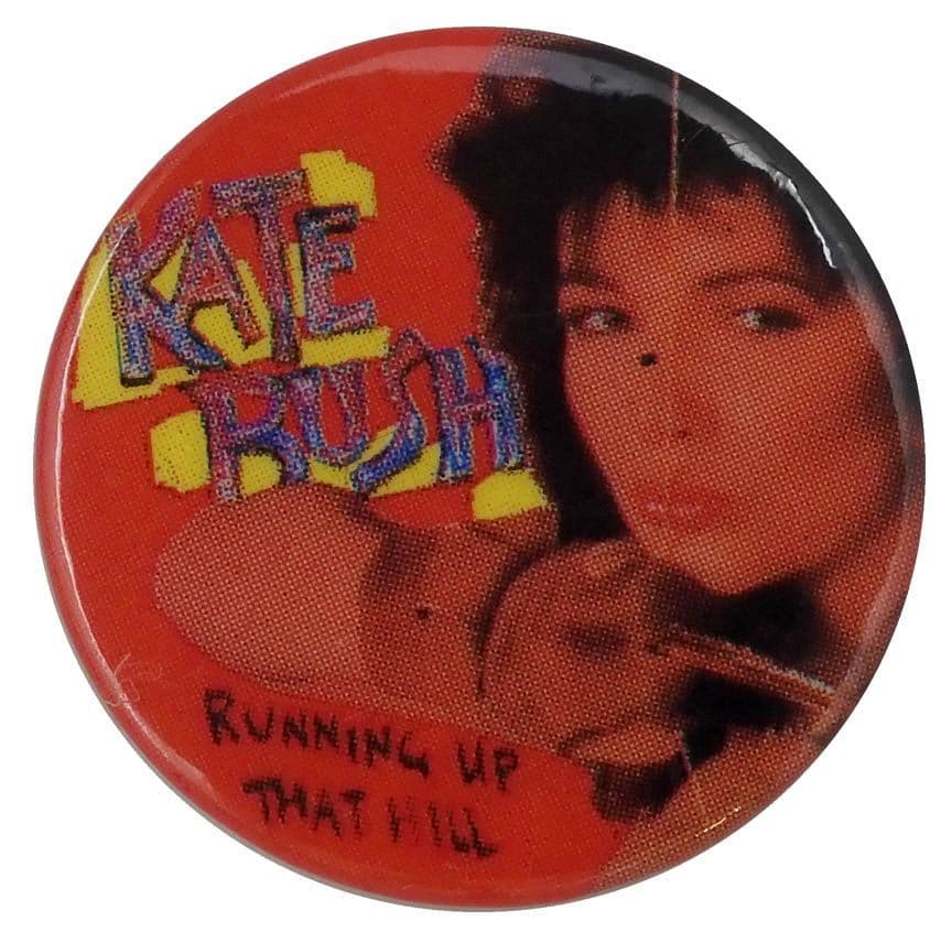Kate Bush - 'Running Up That Hill' Button Badge
