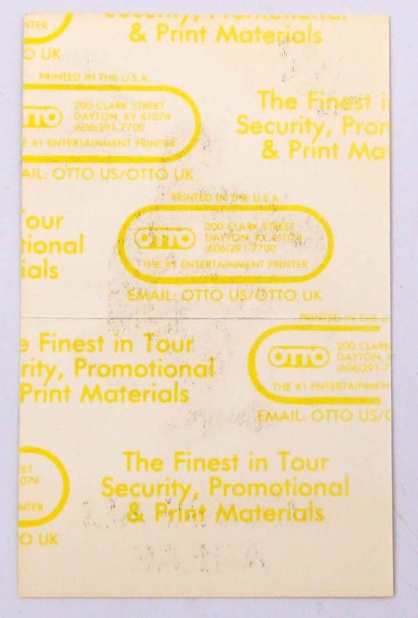 Kenny Loggins - 'The Back to Avalon Tour 1988 - VIP' Backstage Pass