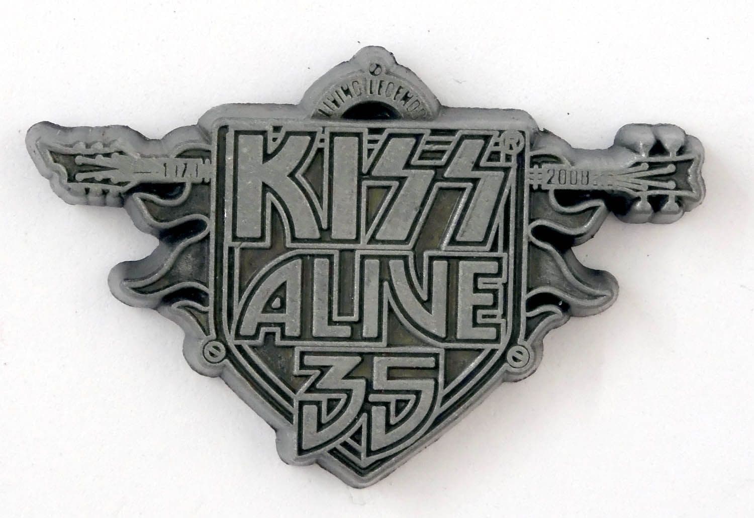 Kiss  - 'Alive 35' Metal Lapel Badge