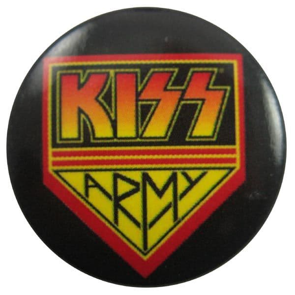 Kiss - 'Army Logo' Button Badge