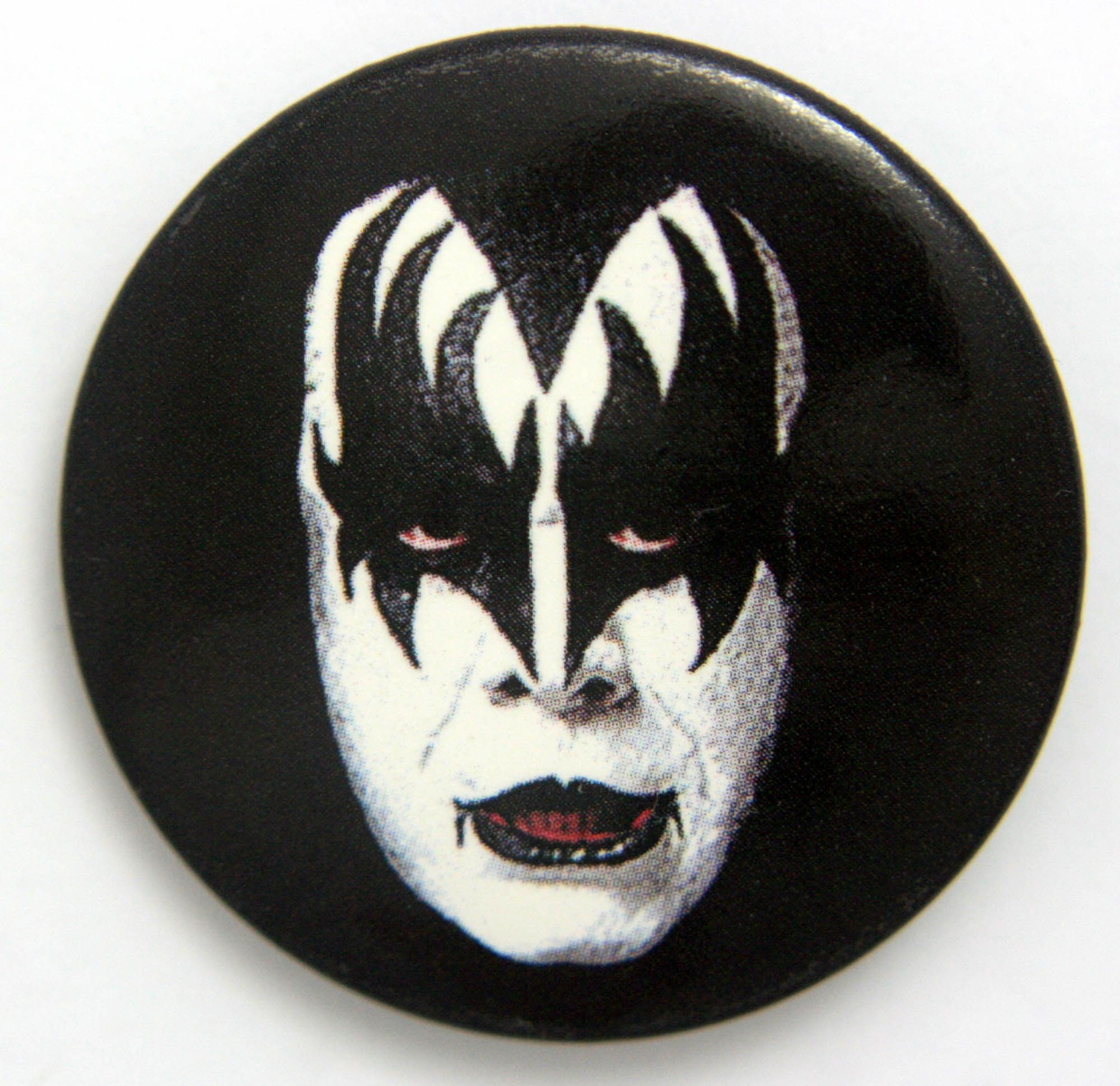 Kiss - 'Gene Make-Up' Large Button Badge