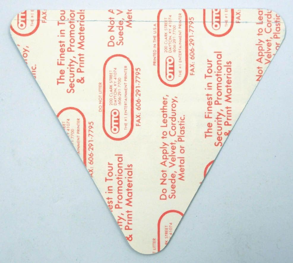 Kiss 'Hot in the Shade' 1990 Support Blue OTTO Backstage Pass