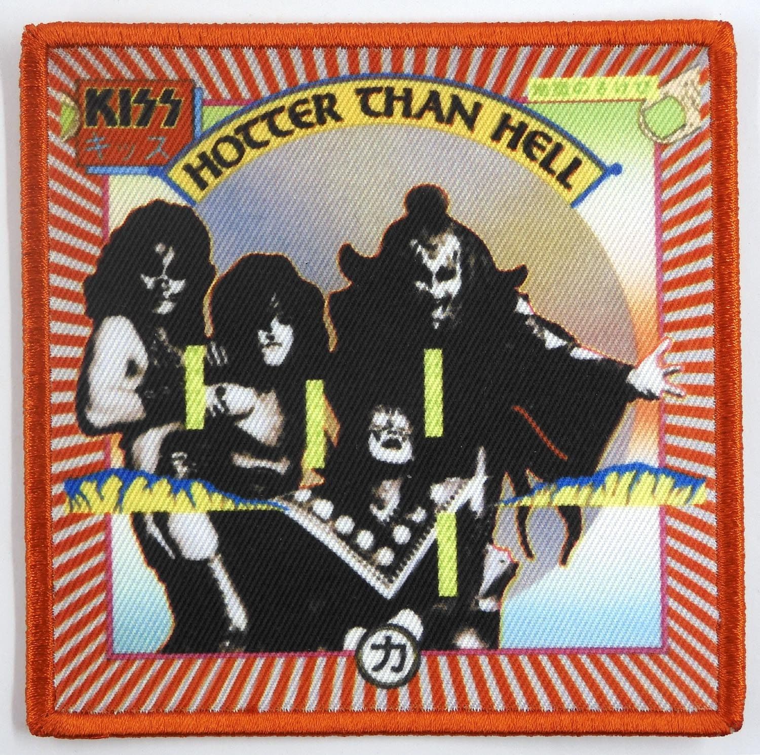 Kiss - 'Hotter Than Hell' Printed Patch