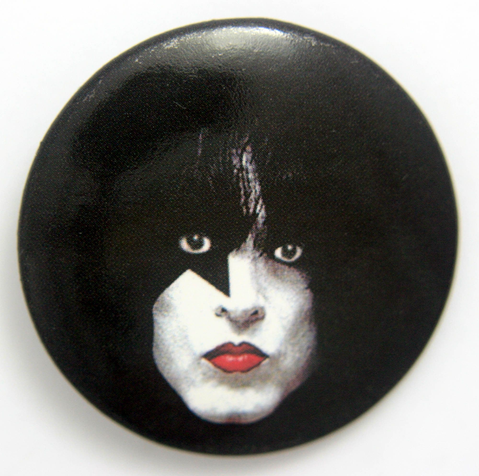 Kiss - 'Paul Make-Up' Large Button Badge
