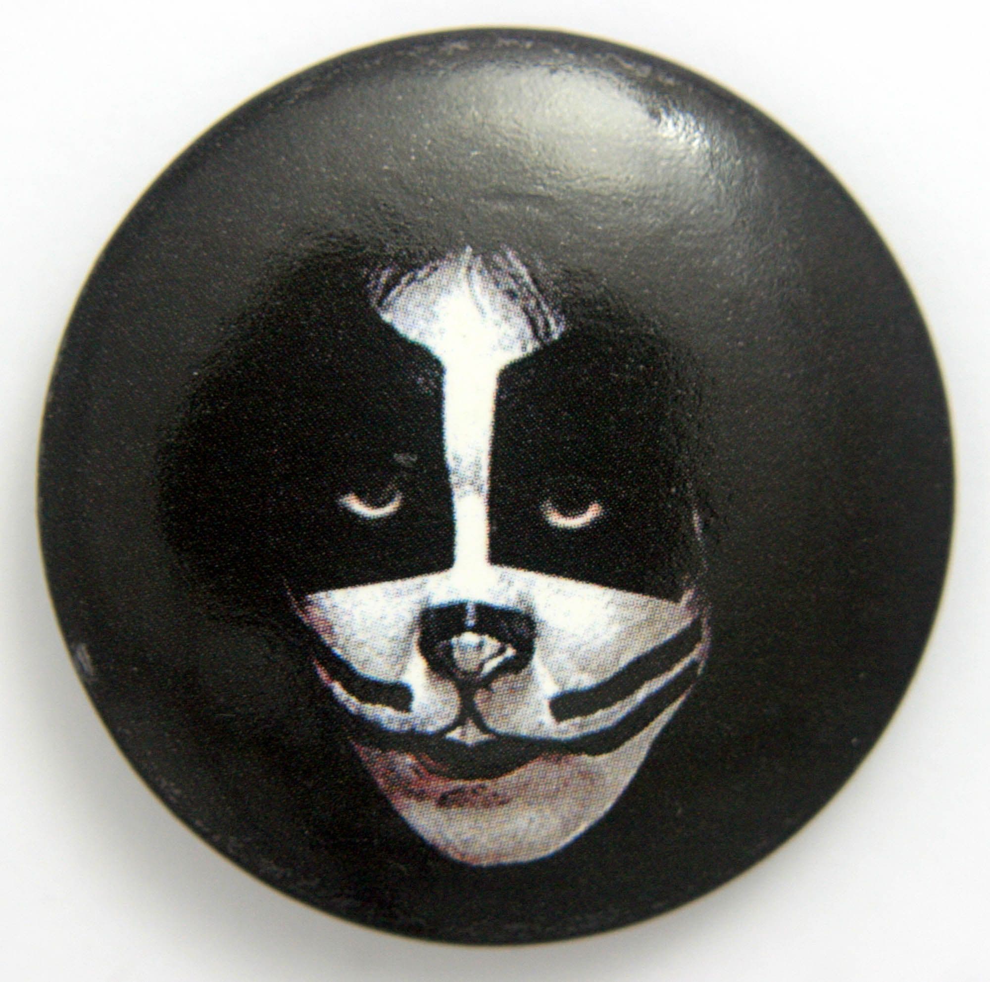 Kiss - 'Peter Make-Up' Large Button Badge