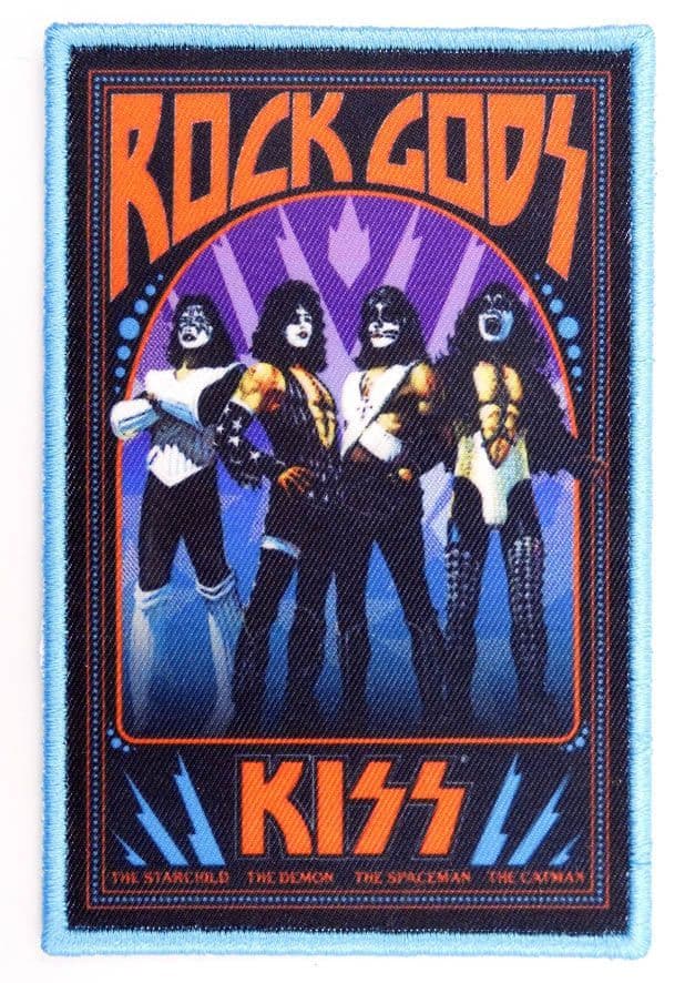 Kiss - 'Rock Gods' Printed Patch