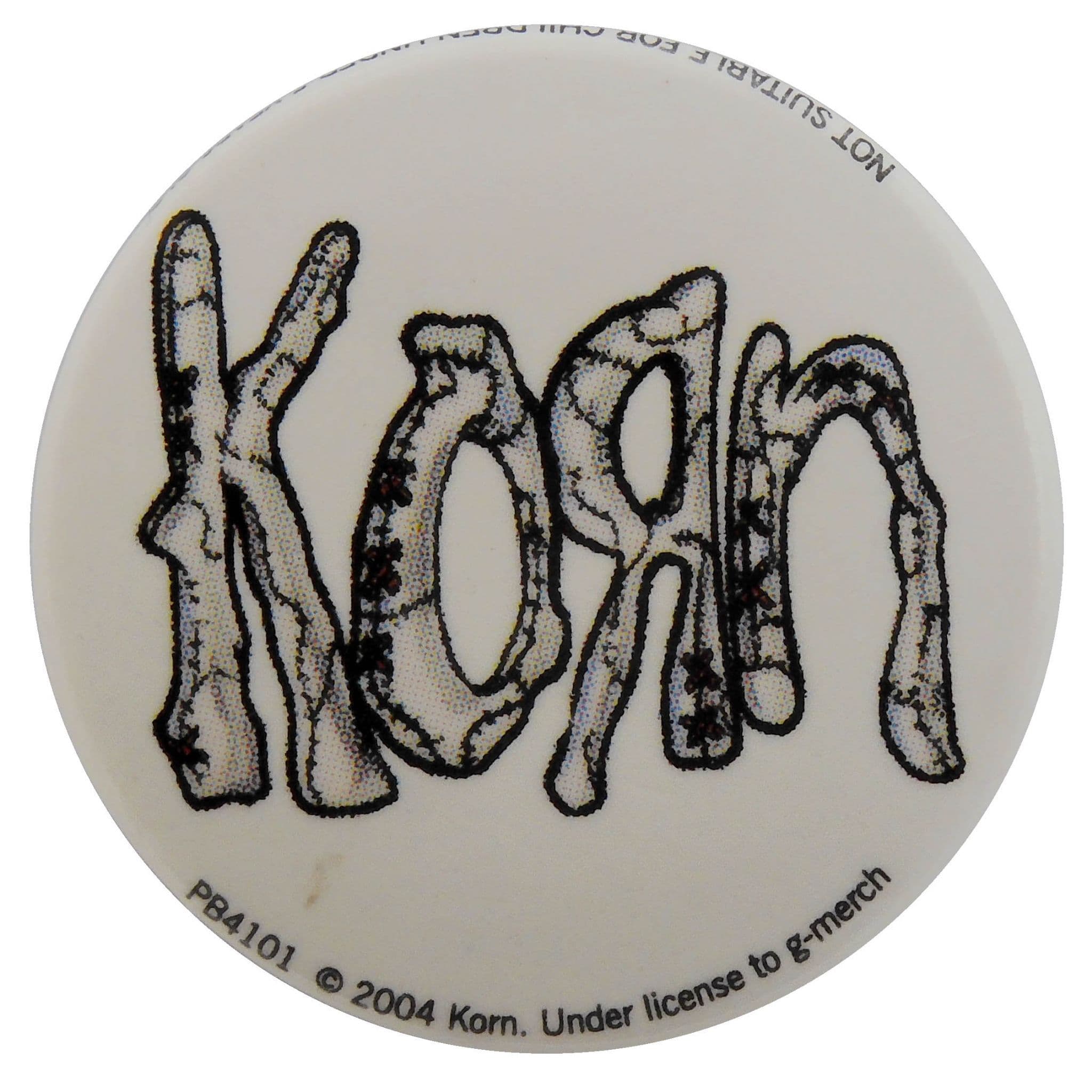 Korn - 'Asylum Logo' Button Badge