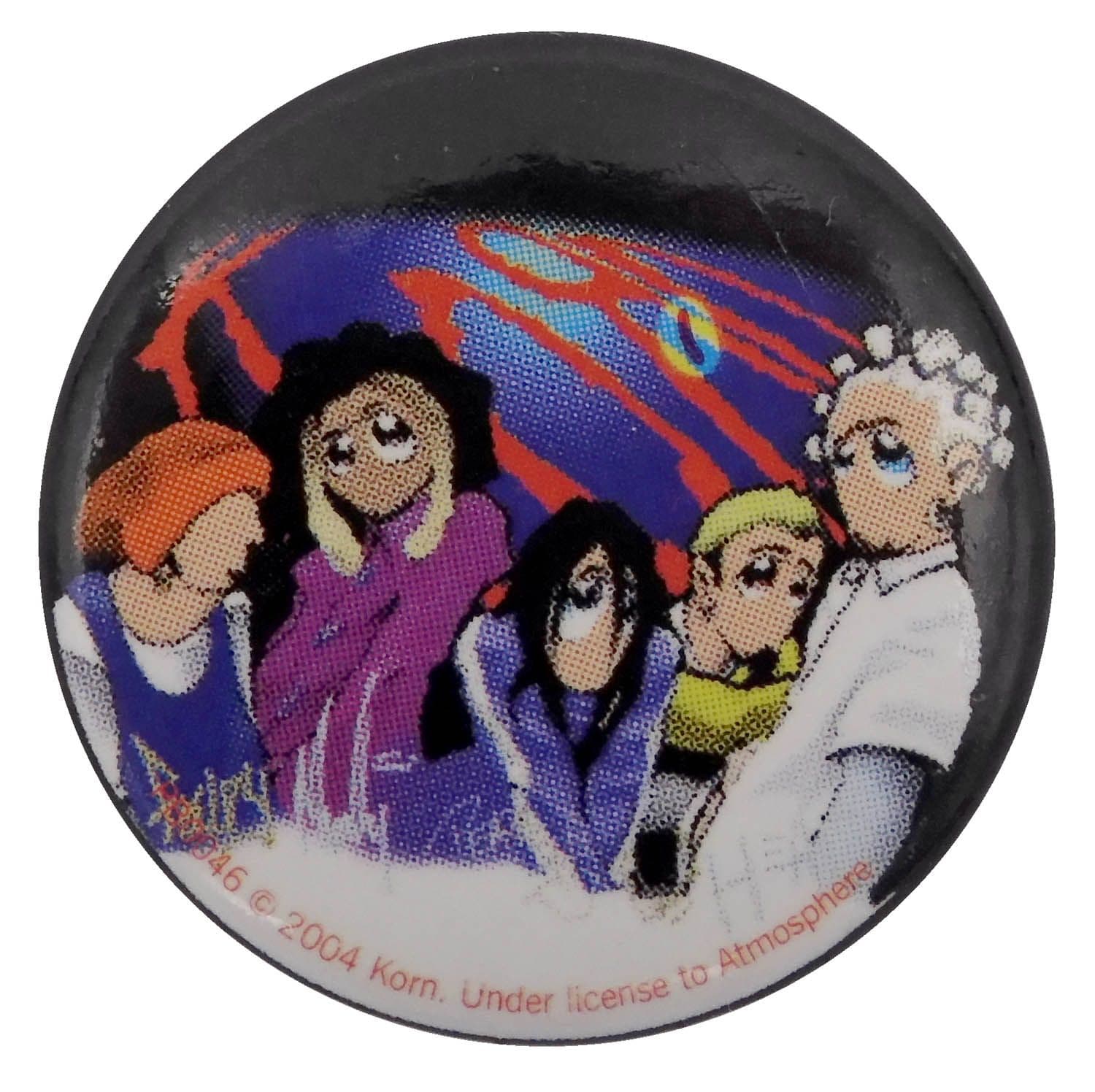 Korn - 'Cartoon Group' Button Badge