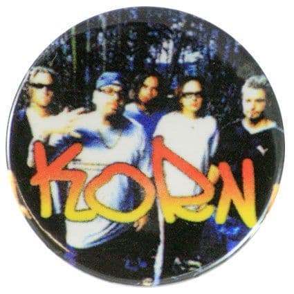 Korn - 'Group Blue' Button Badge