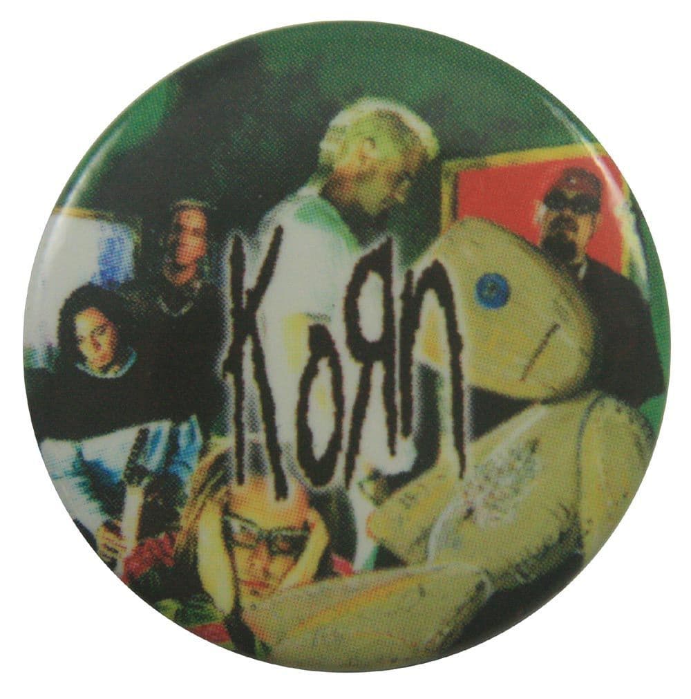 Korn - 'Group Doll' Button Badge