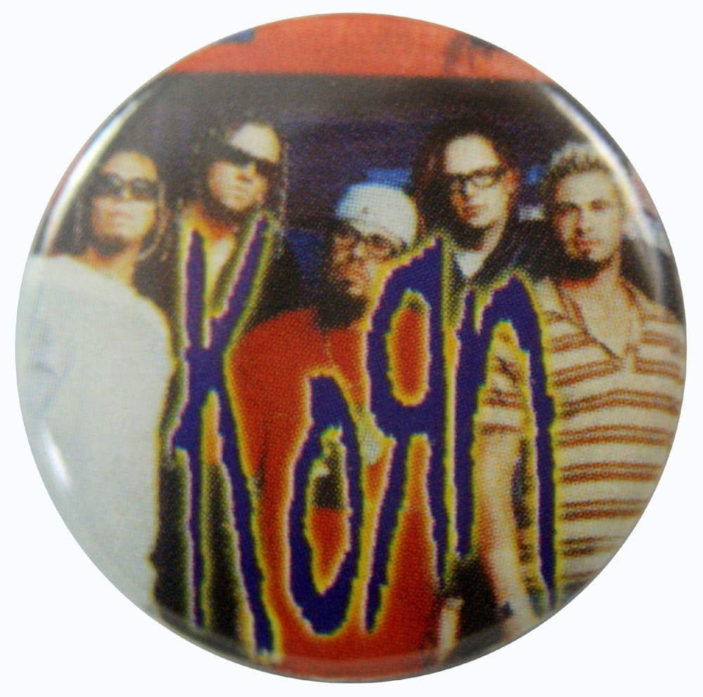 Korn - 'Group Glasses' Button Badge