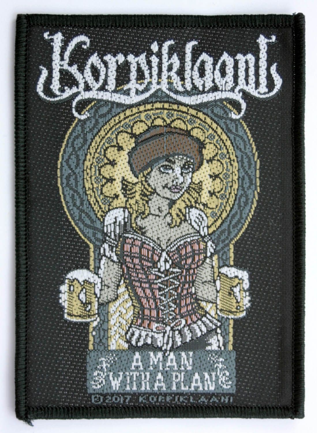 Korpiklaani - 'A Man With a Plan' Woven Patch