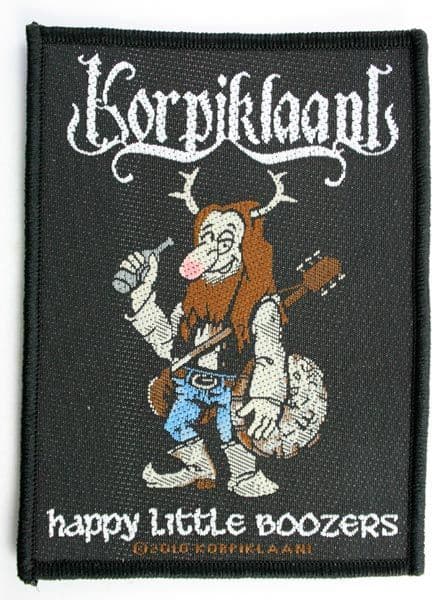 Korpiklaani - 'Happy Little Boozers' Woven Patch