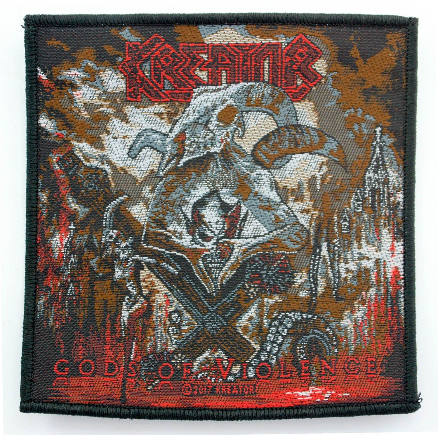 Kreator - 'Gods of Violence' Woven Patch