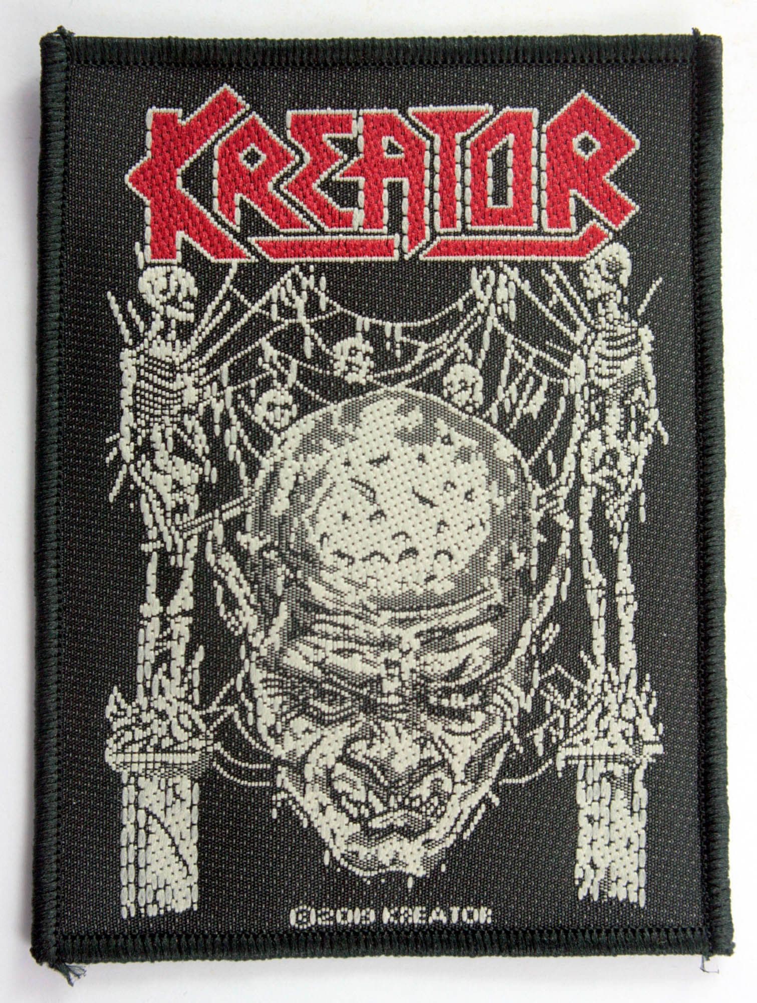 Kreator - 'Skull & Skeletons' Woven Patch