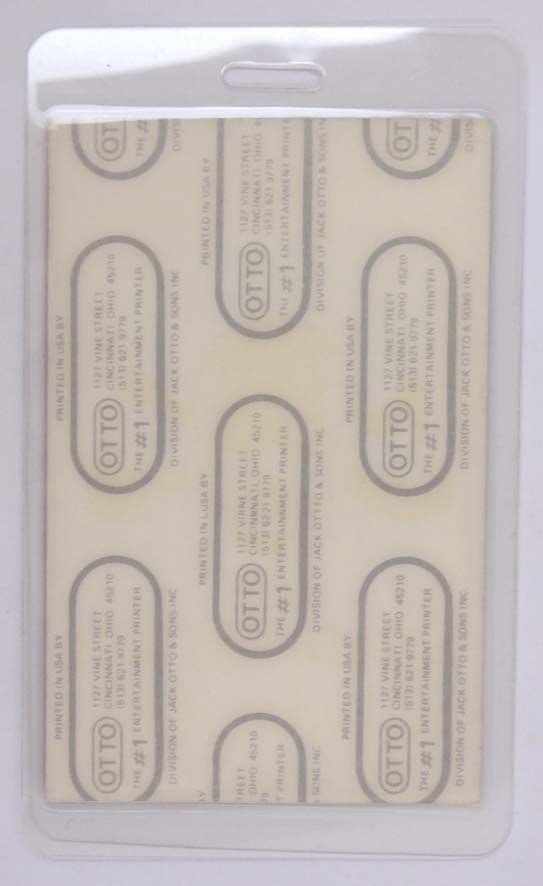 Krokus - 'Headhunter 1983 World Tour All Access' Vintage Laminated Backstage Pass