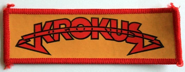 Krokus - 'Logo' Printed Patch