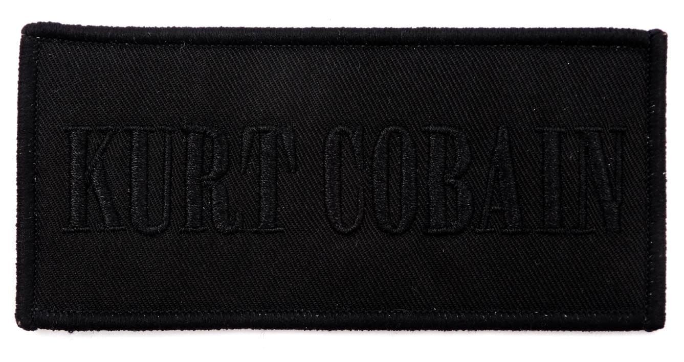 Kurt Cobain - 'Black Name' Woven Patch