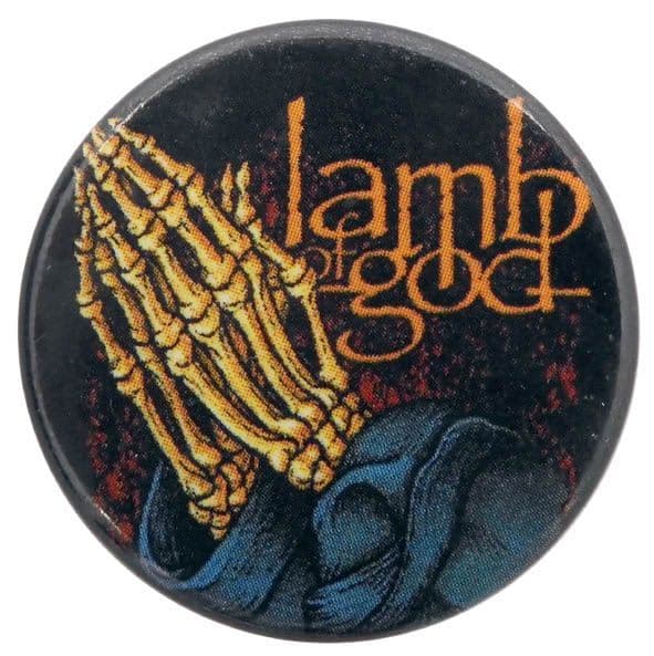 Lamb of God - 'Praying' Button Badge