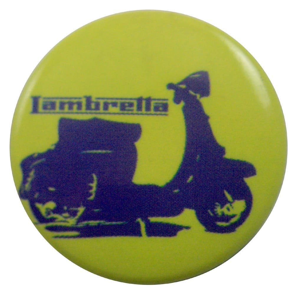 Lambretta  - 'Blue' Button Badge