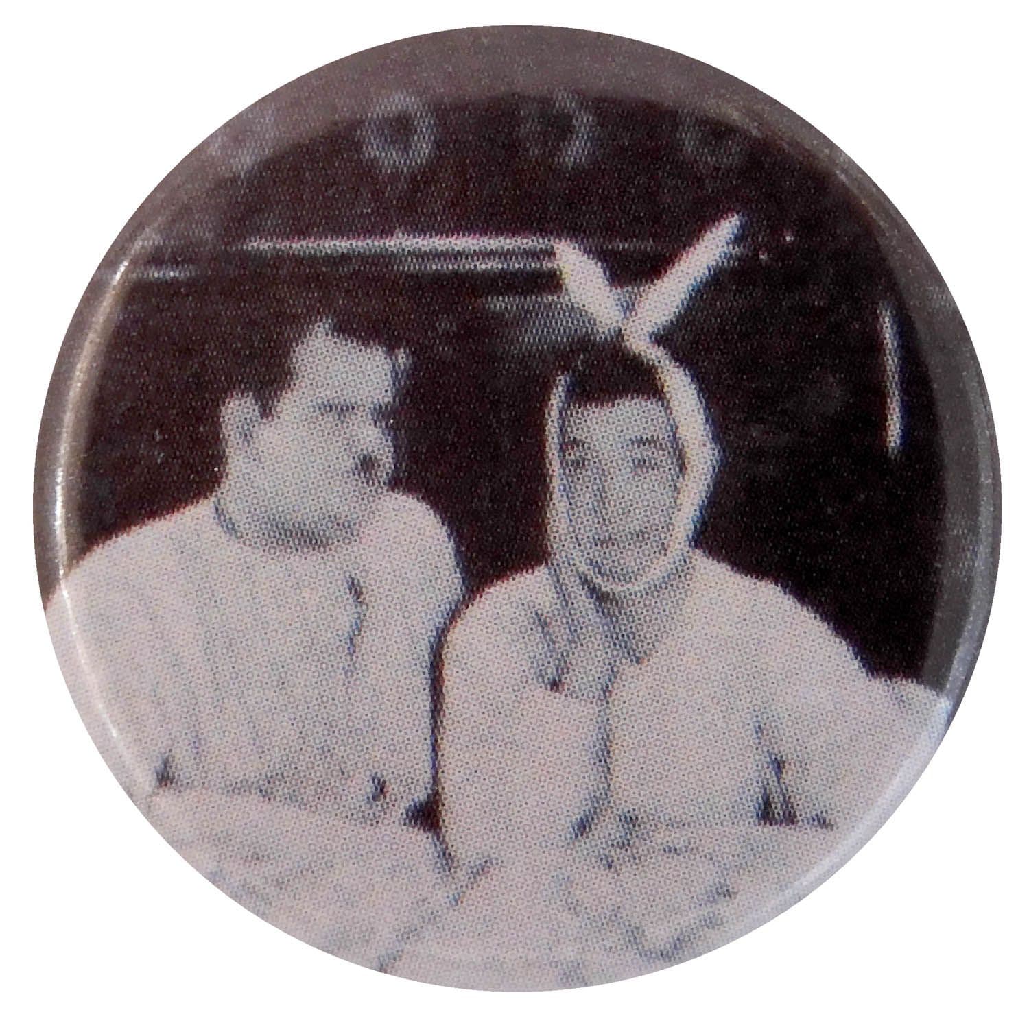 Laurel & Hardy - 'Toothache' Button Badge