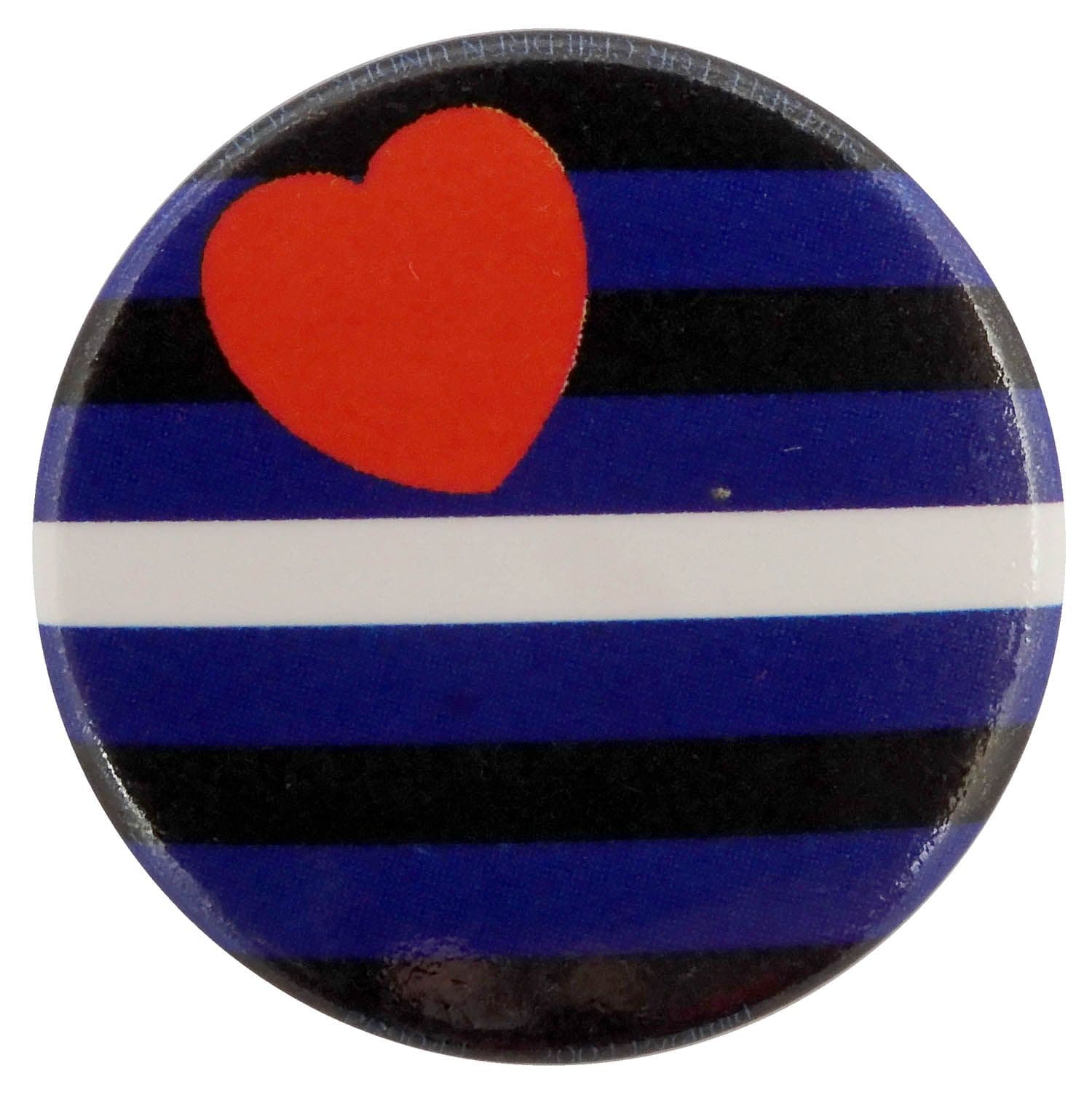 Leather Pride Flag - Button Badge